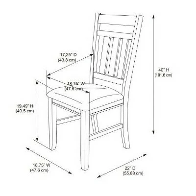 Landon Side Chair - Powell Company White 10 Landon Side Chair - Powell Company White - Image 8