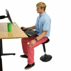 Wobble Standing Desk Office Chair - Uncaged Ergonomics Red -Office Chairs Sales Shop unnamed file 861