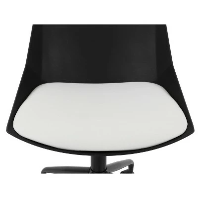 Decor Therapy Marlon Task Chair Black/White - Décor Therapy 4 Decor Therapy Marlon Task Chair Black/White - Décor Therapy - Image 2