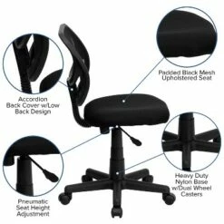 Low Back Task Chair Black - Riverstone Furniture Collection 10 Low Back Task Chair Black - Riverstone Furniture Collection -Office Chairs Sales Shop unnamed file 8622