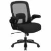 47.5" Fabric Mesh Executive Swivel Ergonomic Office Chair with Adjustable Lumbar Black - Riverstone Furniture -Office Chairs Sales Shop unnamed file 8638