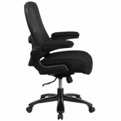 47.5" Fabric Mesh Executive Swivel Ergonomic Office Chair with Adjustable Lumbar Black - Riverstone Furniture -Office Chairs Sales Shop unnamed file 8640