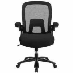 47.5" Fabric Mesh Executive Swivel Ergonomic Office Chair with Adjustable Lumbar Black - Riverstone Furniture -Office Chairs Sales Shop unnamed file 8641