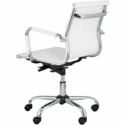 Studio 55D Modern Home Office Chair Swivel Tilt Low Back White Black Chrome Adjustable for Work Desk Home Office Computer 15 Studio 55D Modern Home Office Chair Swivel Tilt Low Back White Black Chrome Adjustable for Work Desk Home Office Computer -Office Chairs Sales Shop unnamed file 8657
