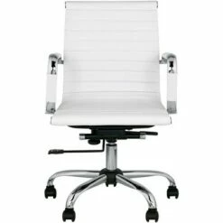 Studio 55D Modern Home Office Chair Swivel Tilt Low Back White Black Chrome Adjustable for Work Desk Home Office Computer 16 Studio 55D Modern Home Office Chair Swivel Tilt Low Back White Black Chrome Adjustable for Work Desk Home Office Computer -Office Chairs Sales Shop unnamed file 8658