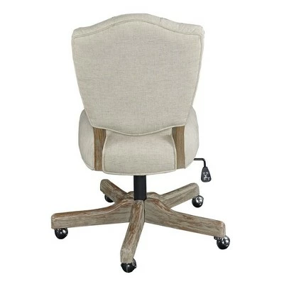 Kelsey Office Chair - Linon Natural 4 Kelsey Office Chair - Linon Natural - Image 2