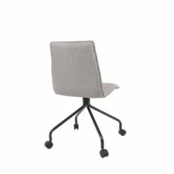 Modern Rolling Office Chair with Channeling Charcoal Gray - WOVENBYRD -Office Chairs Sales Shop unnamed file 8695