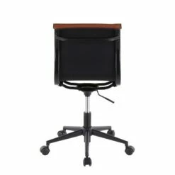 Mirage Contemporary Task Chair Steel/Faux Leather Black/Camel - LumiSource -Office Chairs Sales Shop unnamed file 8700