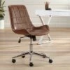 Studio 55D Daniel Brown Faux Leather Adjustable Office Chair 1 Studio 55D Daniel Brown Faux Leather Adjustable Office Chair -Office Chairs Sales Shop unnamed file 8799