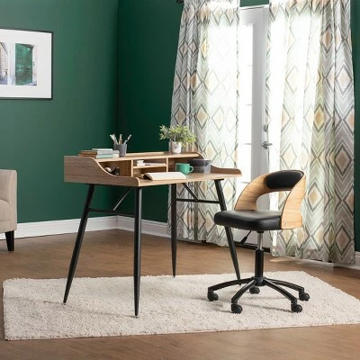 Ashwood Task Chair Black/Ashwood - Calico Designs 3 Ashwood Task Chair Black/Ashwood - Calico Designs