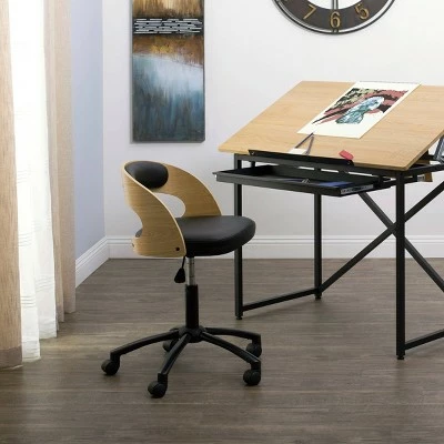 Ashwood Task Chair Black/Ashwood - Calico Designs 4 Ashwood Task Chair Black/Ashwood - Calico Designs - Image 2
