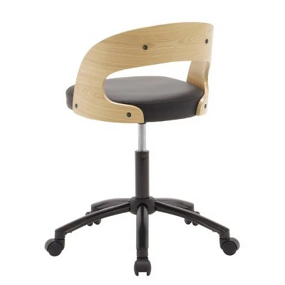 Ashwood Task Chair Black/Ashwood - Calico Designs 9 Ashwood Task Chair Black/Ashwood - Calico Designs - Image 7