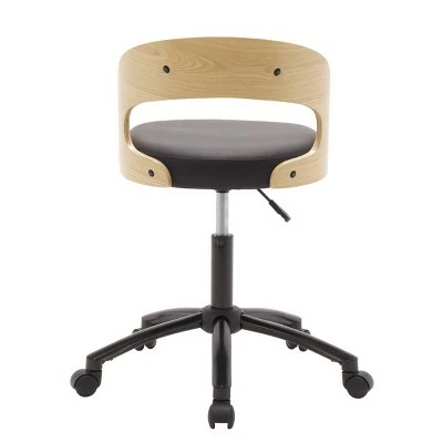 Ashwood Task Chair Black/Ashwood - Calico Designs 10 Ashwood Task Chair Black/Ashwood - Calico Designs - Image 8