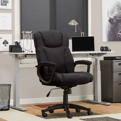 Style Hannah Ii Office Chair Midnight Black - Serta 3 Style Hannah Ii Office Chair Midnight Black - Serta