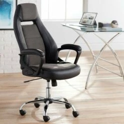 Studio 55D Dalton High Back Adjustable Swivel Office Chair