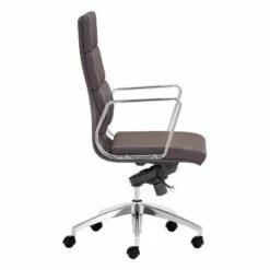 Modern Sleek Adjustable High Back Office Chair - Espresso - ZM Home -Office Chairs Sales Shop unnamed file 8992