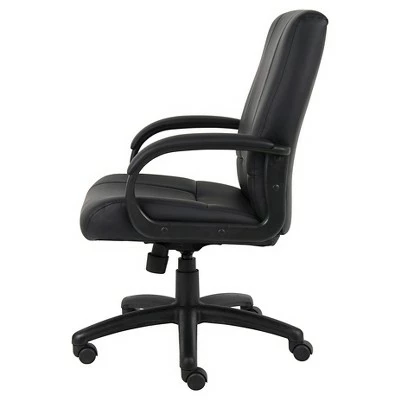 Caressoft Executive Mid Back Chair Black - Boss Office Products 5 Caressoft Executive Mid Back Chair Black - Boss Office Products - Image 3