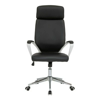 High Back Deluxe Managers Chair White/Black - Calico Designs 6 High Back Deluxe Managers Chair White/Black - Calico Designs - Image 4