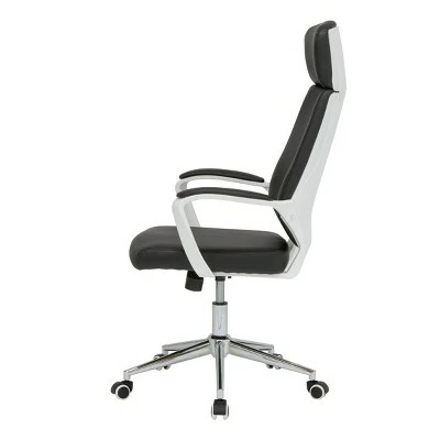 High Back Deluxe Managers Chair White/Black - Calico Designs 11 High Back Deluxe Managers Chair White/Black - Calico Designs - Image 9