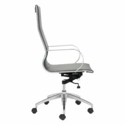 Elegant Modern High Back Adjustable Office Chair Gray - ZM Home -Office Chairs Sales Shop unnamed file 9035
