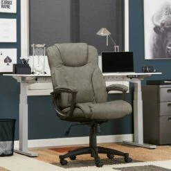 Style Hannah Office Chair Harvard Gray - Serta