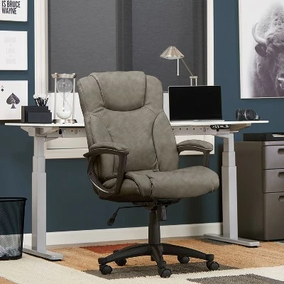 Style Hannah Office Chair Harvard Gray - Serta 3 Style Hannah Office Chair Harvard Gray - Serta