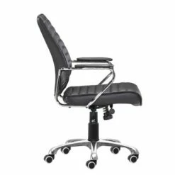 Modern Low Back Adjustable Office Chair - ZM Home White -Office Chairs Sales Shop unnamed file 9148