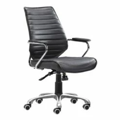 Modern Low Back Adjustable Office Chair - ZM Home White -Office Chairs Sales Shop unnamed file 9149