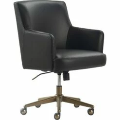 Belmont Home Office Chair - Finch Charcoal Gray