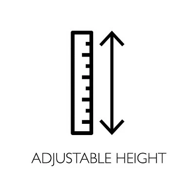 Linen Apostrophe Office Chair Black - Leick Home 5 Linen Apostrophe Office Chair Black - Leick Home - Image 3