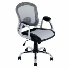 Workspace Leatherette and Mesh Office Chair - CorLiving Gray -Office Chairs Sales Shop unnamed file 9200
