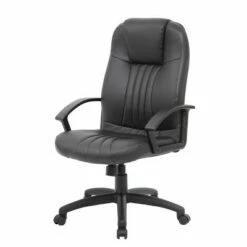High Back Leather Plus Chair Black - Boss Office Products -Office Chairs Sales Shop unnamed file 921
