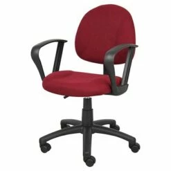 Deluxe Posture Chair with Loop Arms - Boss Office Products Burgundy -Office Chairs Sales Shop unnamed file 930