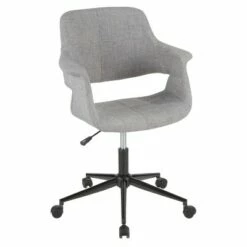 Vintage Flair Mid Century Modern Office Chair - Lumisource Gray 19 Vintage Flair Mid Century Modern Office Chair - Lumisource Gray -Office Chairs Sales Shop unnamed file 9345