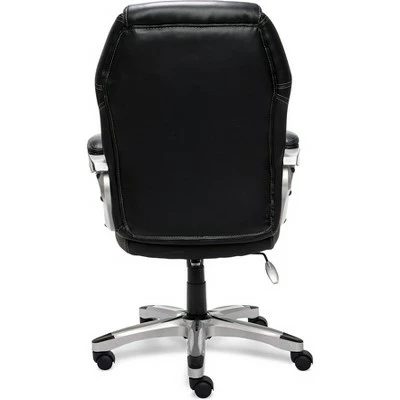 Works Executive Office Chair - Serta Light Gray 7 Works Executive Office Chair - Serta Light Gray - Image 5