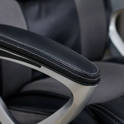 Works Executive Office Chair - Serta Light Gray 13 Works Executive Office Chair - Serta Light Gray - Image 11