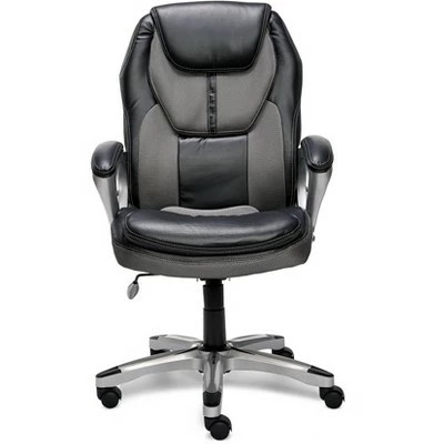 Works Executive Office Chair - Serta Light Gray 20 Works Executive Office Chair - Serta Light Gray - Image 18