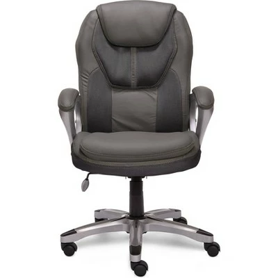 Works Executive Office Chair - Serta Light Gray 22 Works Executive Office Chair - Serta Light Gray - Image 20