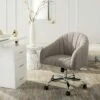 Themis Swivel Office Chair - Safavieh Gray