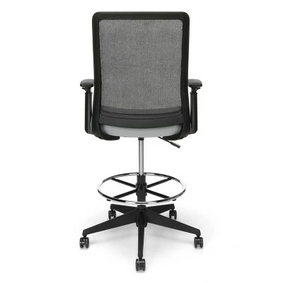 Biometric Mesh Back Office Chair - HON BASYX Gray 6 Biometric Mesh Back Office Chair - HON BASYX Gray - Image 4