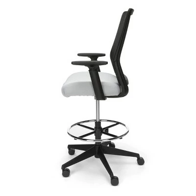 Biometric Mesh Back Office Chair - HON BASYX Gray 7 Biometric Mesh Back Office Chair - HON BASYX Gray - Image 5