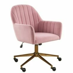 Channeled Back Velvet Office Chair - HomeFare Blush 12 Channeled Back Velvet Office Chair - HomeFare Blush -Office Chairs Sales Shop unnamed file 9399