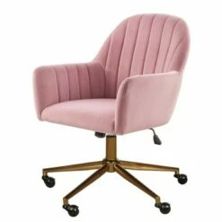 Channeled Back Velvet Office Chair - HomeFare Blush 14 Channeled Back Velvet Office Chair - HomeFare Blush -Office Chairs Sales Shop unnamed file 9401