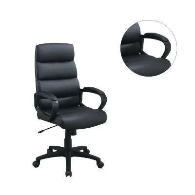 Simple Relax High-Back Adjustable Height Office Chair in Black 5 Simple Relax High-Back Adjustable Height Office Chair in Black - Image 3