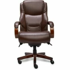 Delano Big & Tall Bonded Leather Executive Office Chair - La-Z-Boy Black/gray -Office Chairs Sales Shop unnamed file 9438