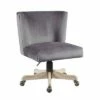 Cliasca Office Chair Gray Velvet - Acme Furniture -Office Chairs Sales Shop unnamed file 9439