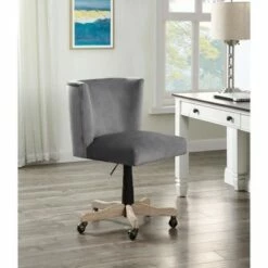 Cliasca Office Chair Gray Velvet - Acme Furniture 11 Cliasca Office Chair Gray Velvet - Acme Furniture -Office Chairs Sales Shop unnamed file 9443