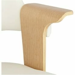 Studio 55D Milano White Fabric and Natural Wood Adjustable Swivel Office Chair -Office Chairs Sales Shop unnamed file 9454