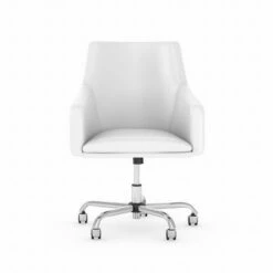Cabot Mid-Back Leather Box Chair - Bush Furniture White -Office Chairs Sales Shop unnamed file 9493