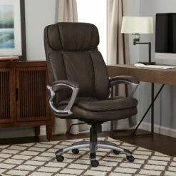 Big and Tall Executive Office Chair - Serta Opportunity Gray
